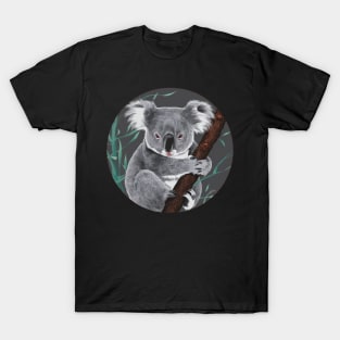 Forlorn Koala Japanese Art Print T-Shirt